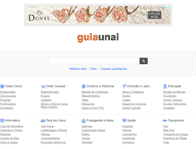 Tablet Screenshot of guiaunai.com.br